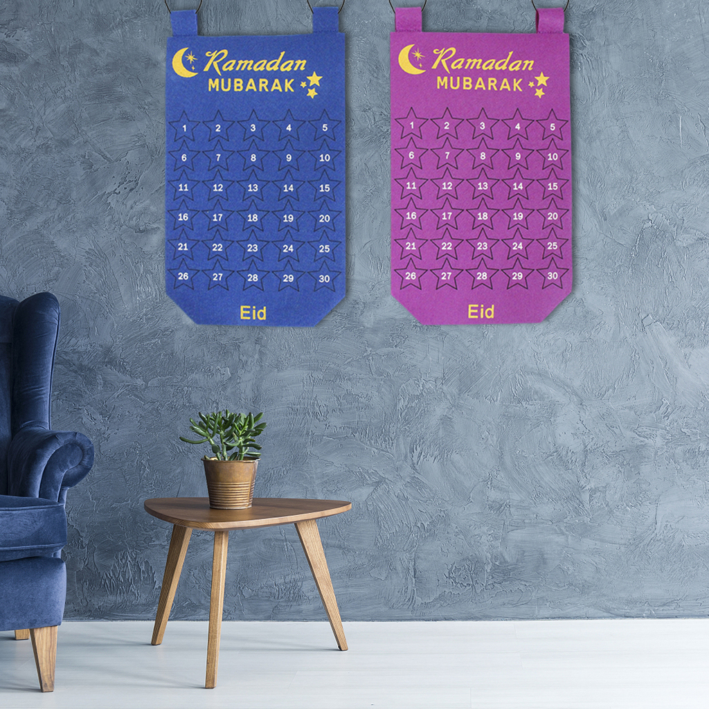 1PC Lesser Bairam  Calendar Hanging Mubarak  Calendar Pendants Wall Calendar