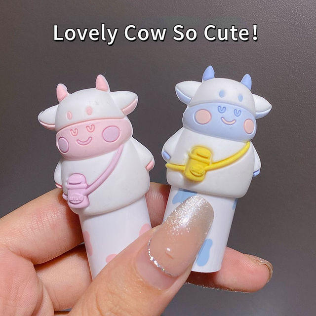 Super Cute! Lovely Cow Moisturizing Lip Balm Sweet Smell Good-looking Lip  Gloss for Kids Child Prevent Chapped Lips - AliExpress