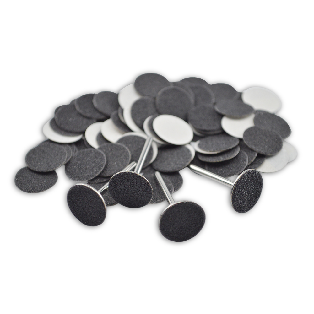 Best of NAILTOOLS Black Sanding Paper 100 / pcs Pedicure Foot Care Tools 15mm 20mm 25mm Nail Drill Bit Disk Disc Salon Calluse Replaceable Reviews & Tips