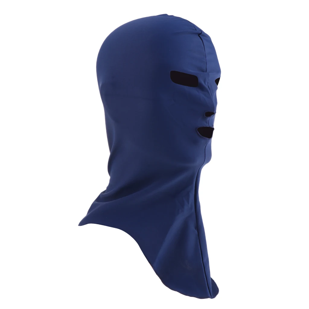 Unisex UV Sun Protection Swim Mask Head Sunblock Swimming Surfing Diving Cap