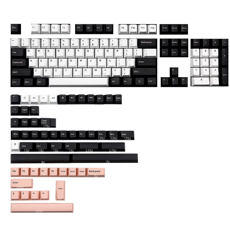 duplo tiro grosso pbt teclado keycaps boné y08b