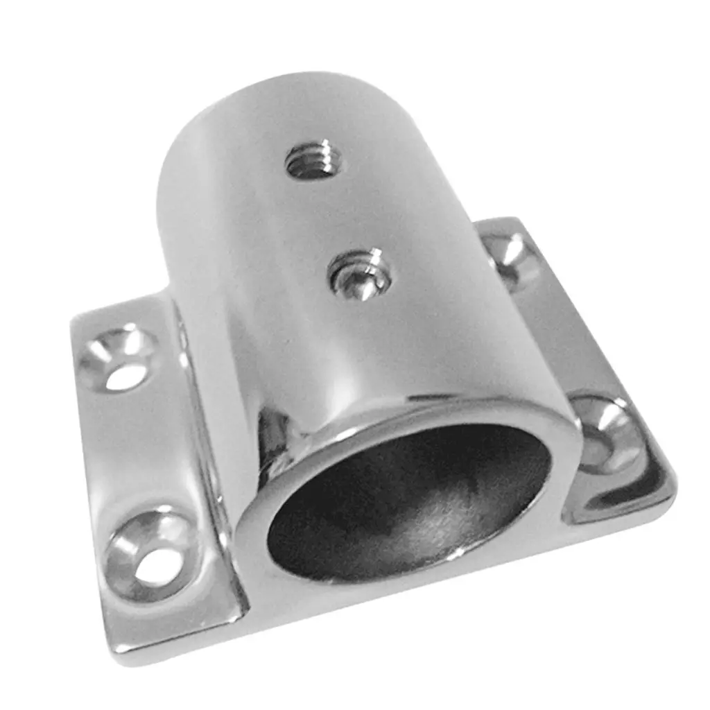 Marine Boat Hand Rail Fitting 90 Degree Stanchion Base for 7/8