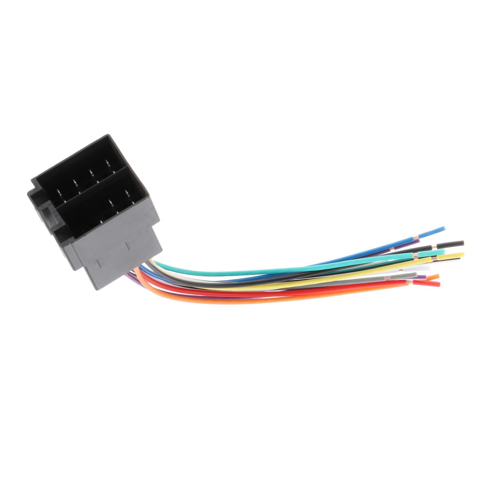 Stereo Wiring Harness Plug and Play Parts Replacement Wiring Harness Cable Fit for Peterbilt Tractor Radio Trailers Truck