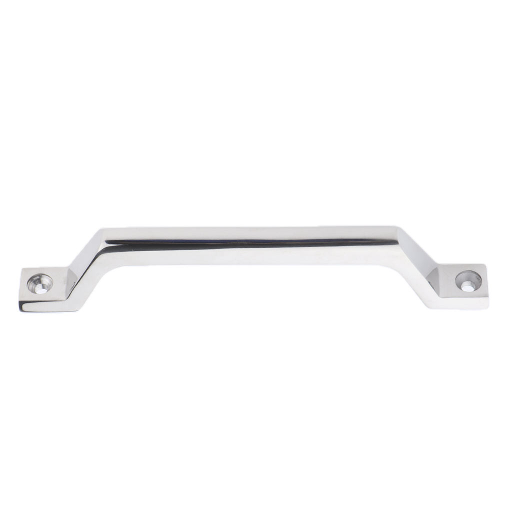 Polished Boat Marine Grab Handle Handrail - 220mm Length - Stainless Steel