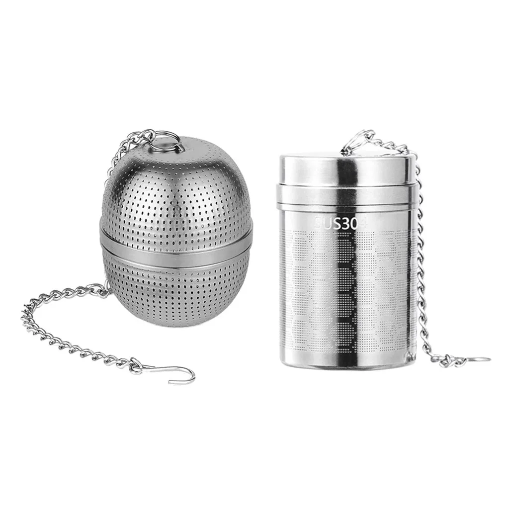 Premium Tea Strainer Tea Filters Mesh Tea Infuser Hanging for Mug Kettle with Chain Sealed Thread Connection