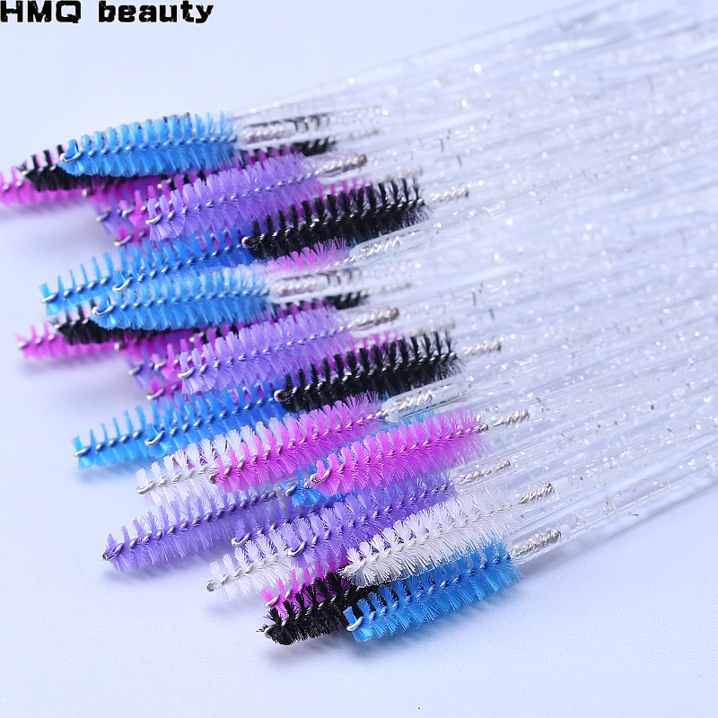 Best of 50Pcs Makeup Brushes Disposable Crystal Eyebrow Brush Diamond Handle Mascara Wand Applicator Eye Lashes Eyelash Extension Tool Reviews & Tips