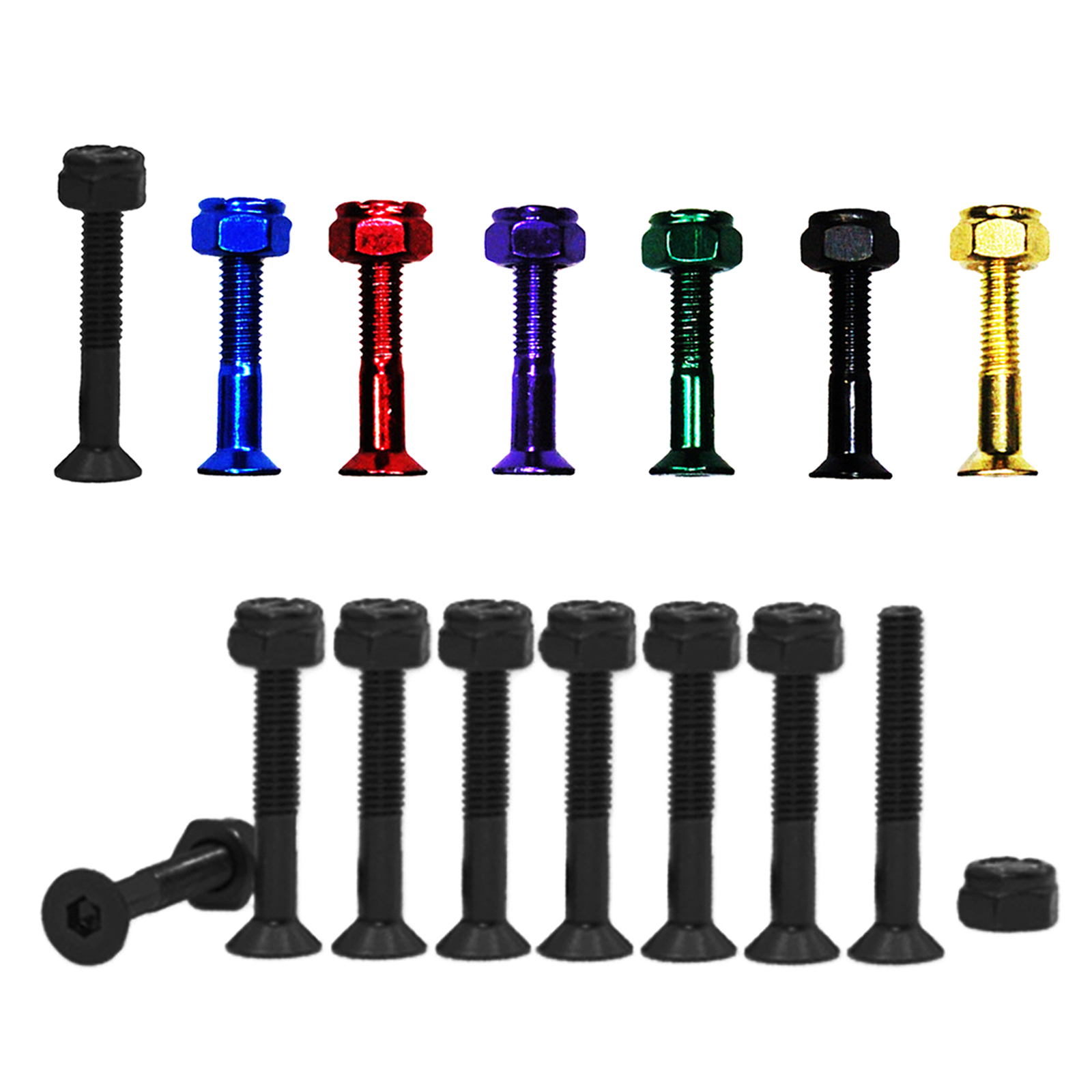 Replacement Longboard Skateboard Wheel Repair Mounting Hardware Screws Skateboard Hardware Truck Nuts Skate Screws Bolts