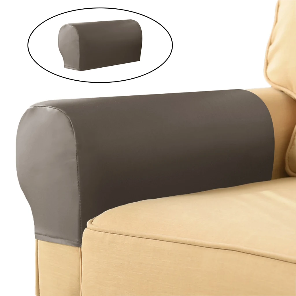 2X Stretch Armchair Covers Chair Arm Protector Cover Sofa Couch Recliner Armrest 