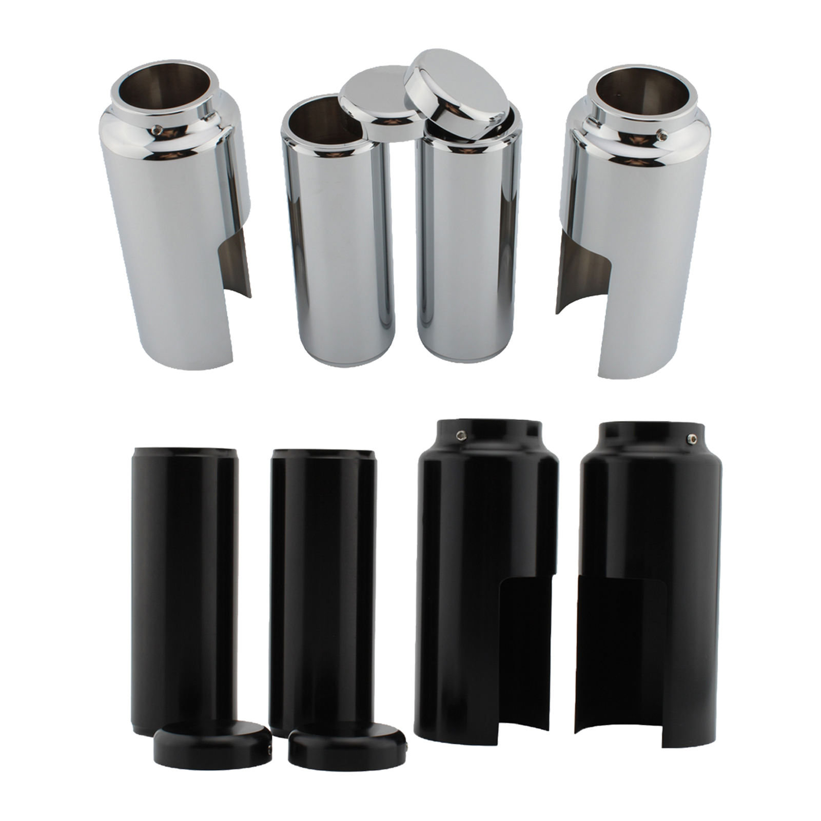 Motorcycle Full Fork Cover Set Tube Cover for Street Bob 18-21 Motorbike Replace Parts Acc