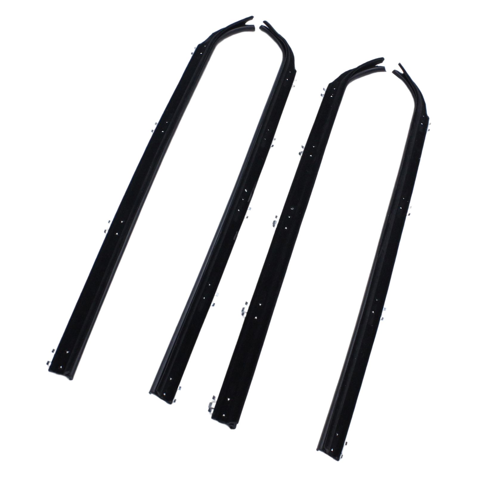 4Pcs Automotive Window Seal Strip Inner Outer Window Trim for Ford Truck F250