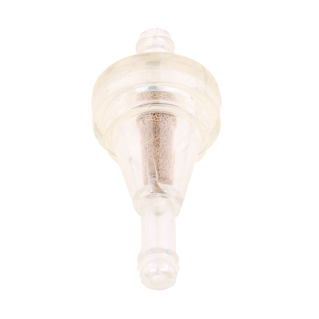Plastic Universal Motorcycle Petrol Inline Fuel Filter Engine Cleaning Parts