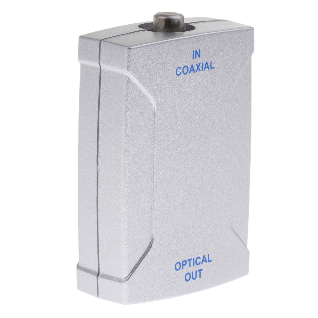 Coax To Optical SPDIF  Converter Adapter (Coaxial IN Optical OUT)