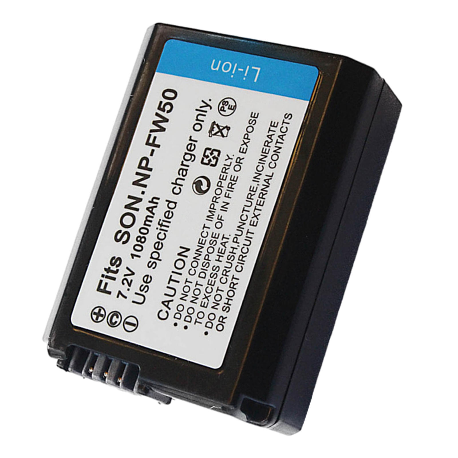 Rechargeable Lithium Slr Camera Battery Accessories 1080mAh NP-FW50 Compatible for Sony NEX-3 A55 NEX5 NEX-5C A5000/A6000