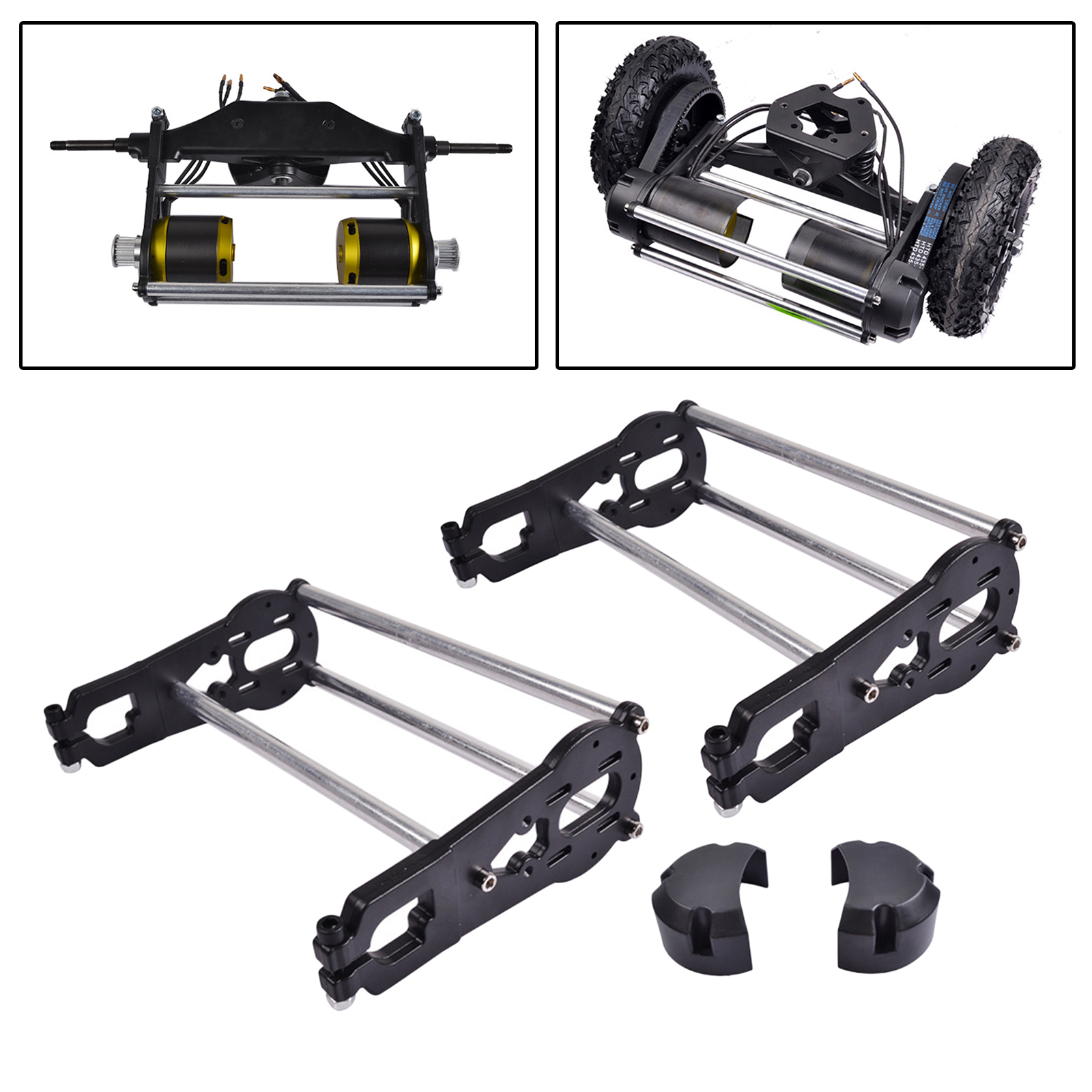 Skateboard Motor Mount Truck Bracket Fixing Rack with Protective Cover