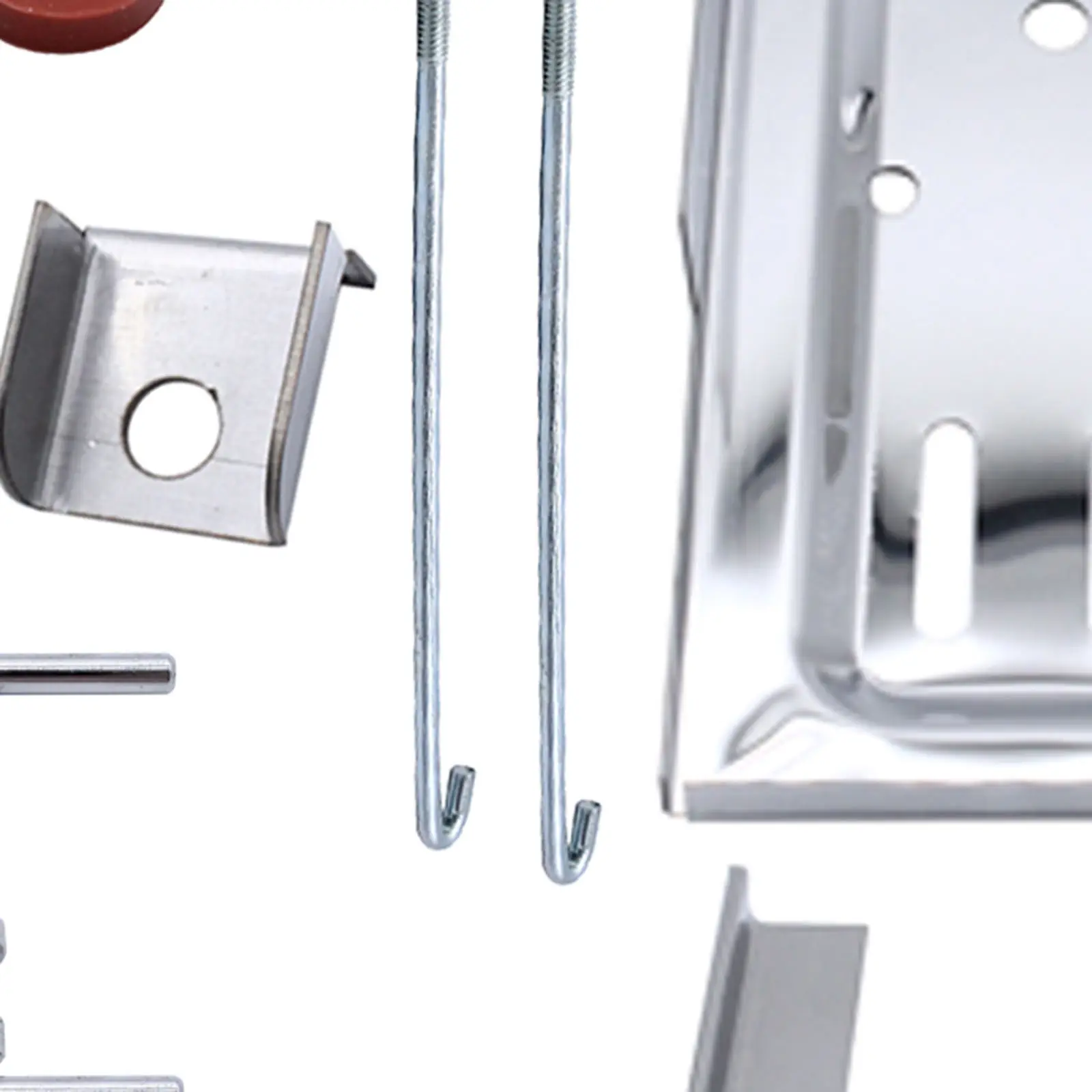 Universal Stainless Steel Battery Tray Holder Hold Down Kit 7 1/2