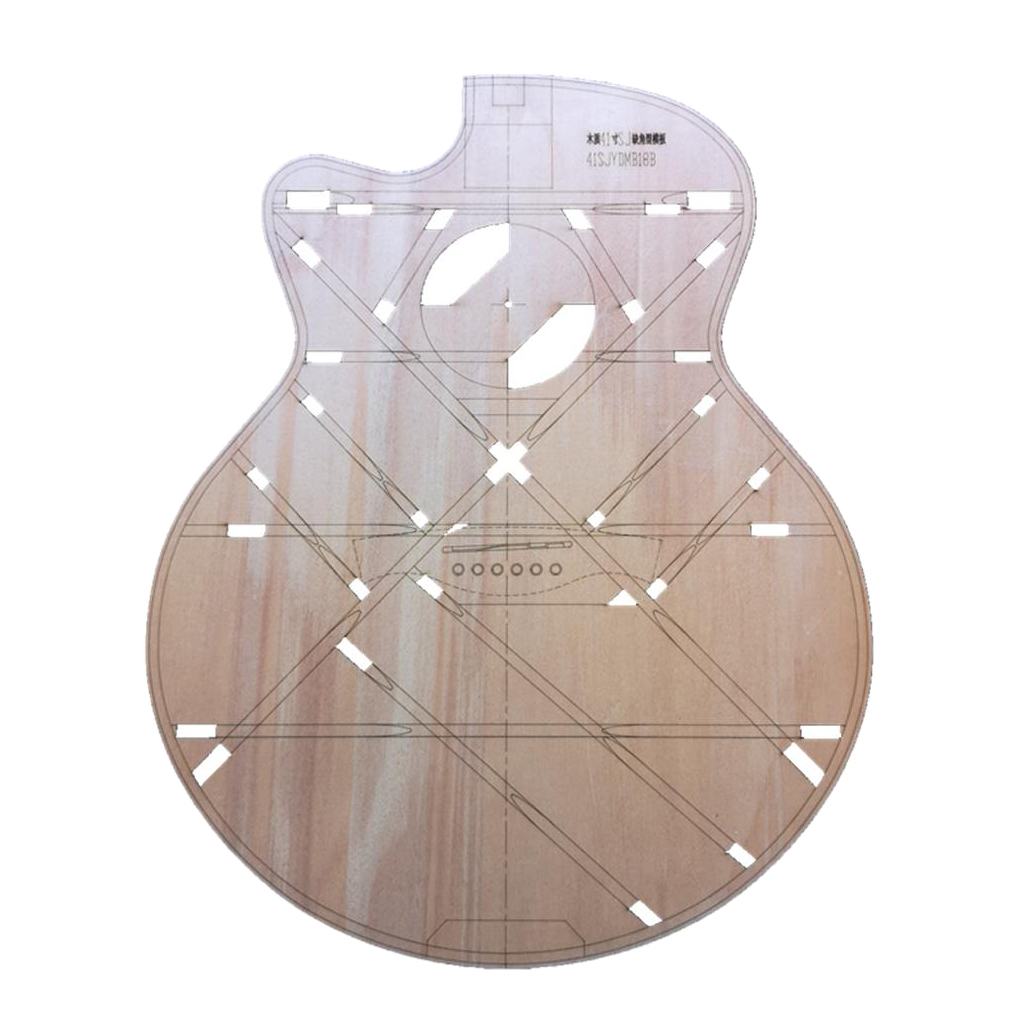 41 inch SJ Acoustic Guitar Layout Template - Guitar Building
