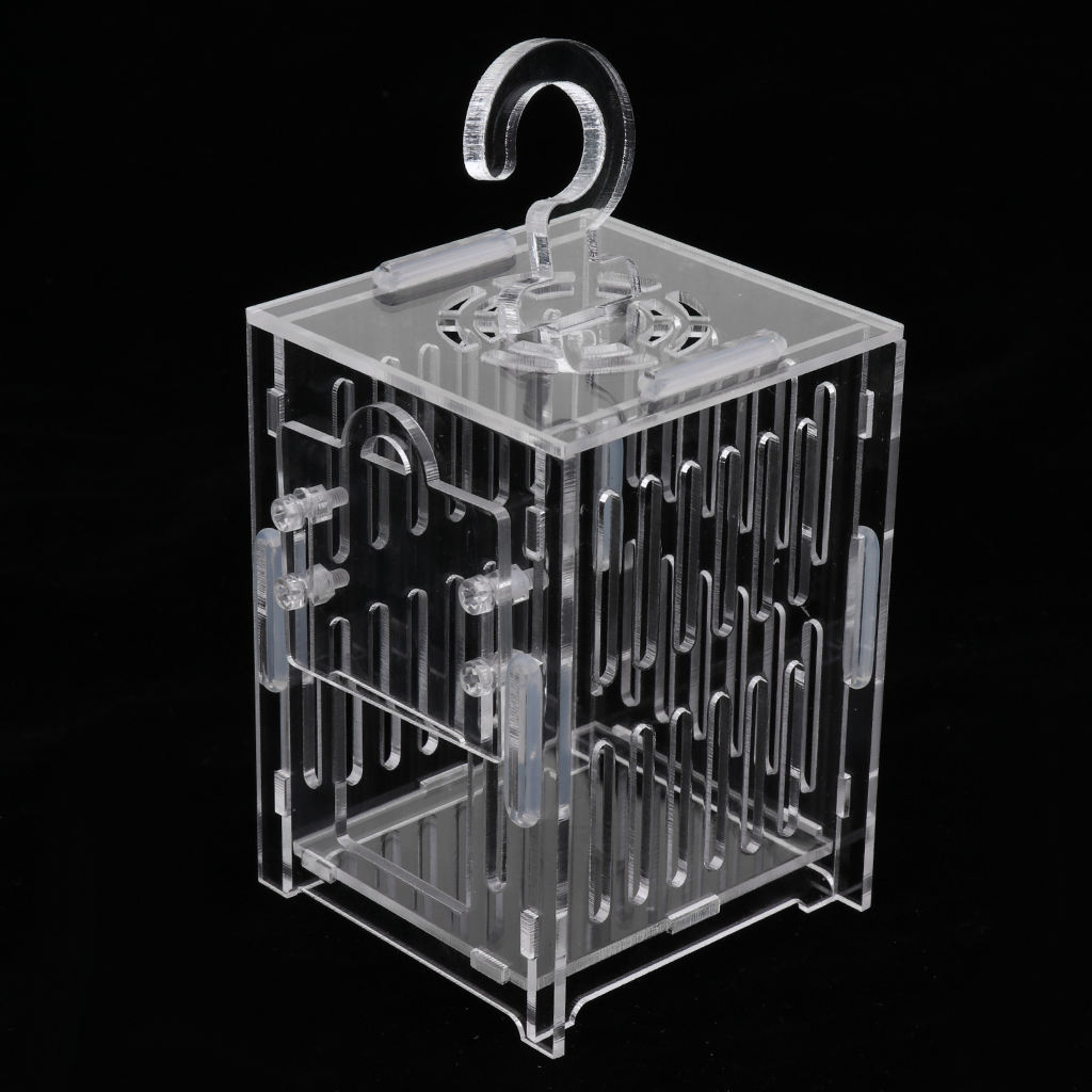 Durable Acrylic Small Insect Cage Grasshopper Feeding Cricket Cage Indoor Toy
