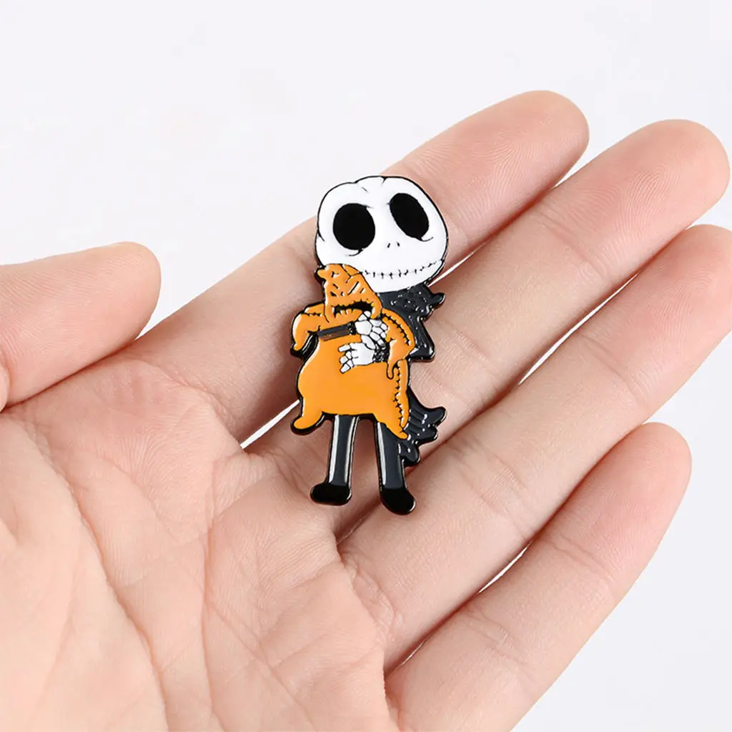 Novelty Cute Halloween Brooch Pins Lapel Pins for Clothes Bags Party Decor