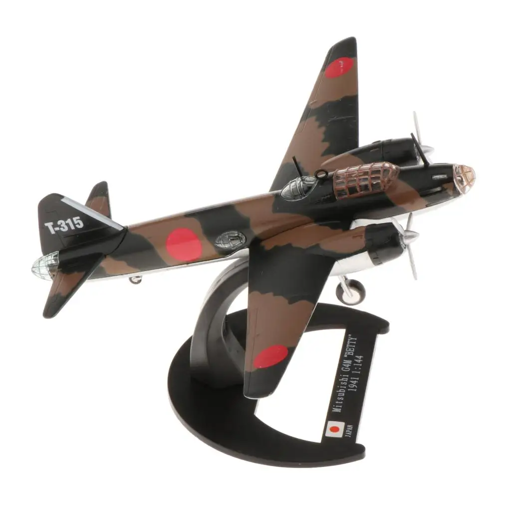 1/144 Scale Japan G4M Betty Fighter Alloy Diecast Aircraft Collections