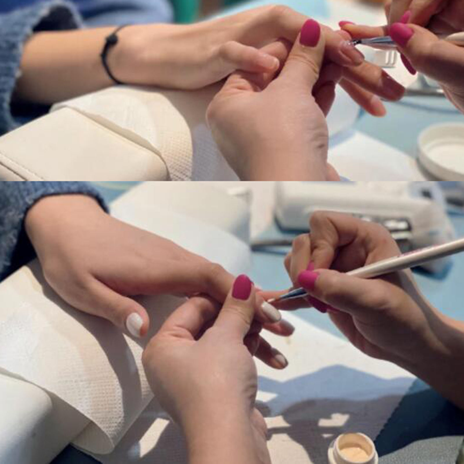 10 Pieces Nail Art Table Mats Disposable Thickened Placemats Absorbent Clean Pad for Manicure Beauty Salon Nail Salon Beginner
