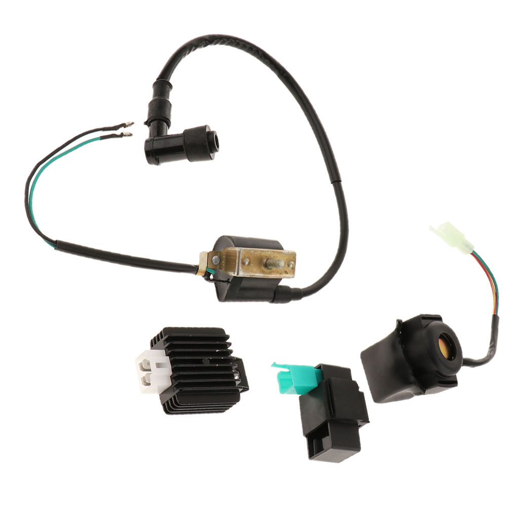 Performance Ignition Coil + AC CDI + Starter Relay Solenoid for 90cc ATV