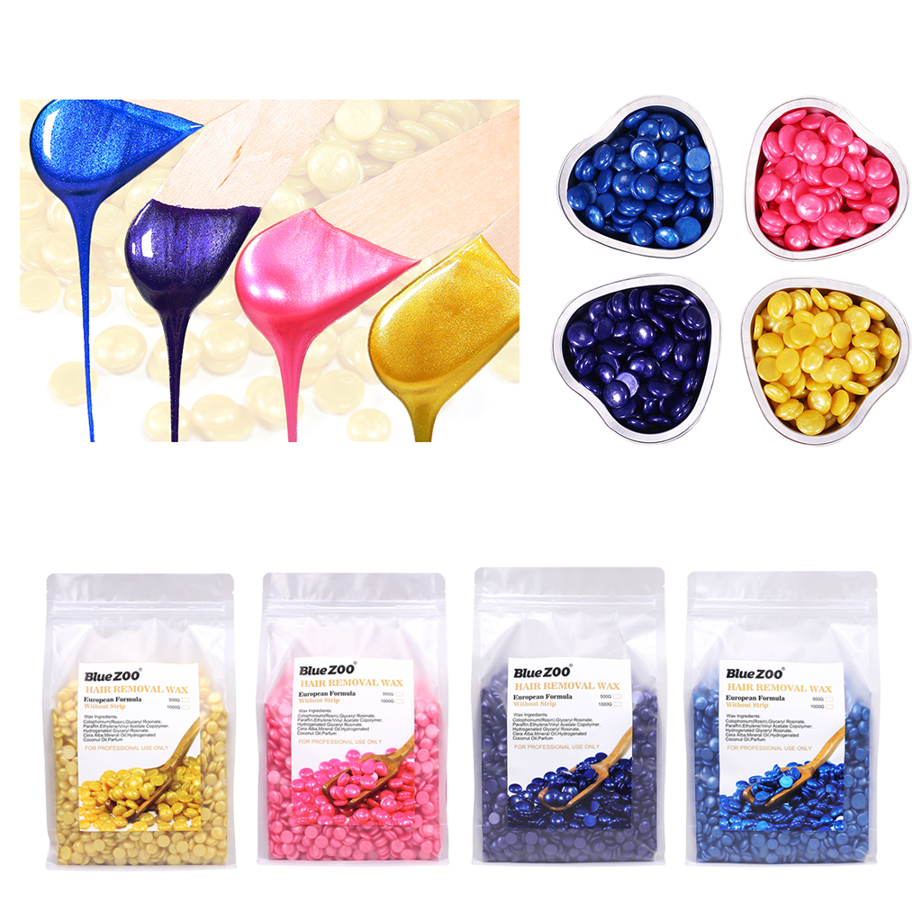 1kg Wax Hair Removal Depilatory Wax Hard Waxing Beans Beans Wax Beads Waxing Bikini Face Legs Body Hair Removal Bean