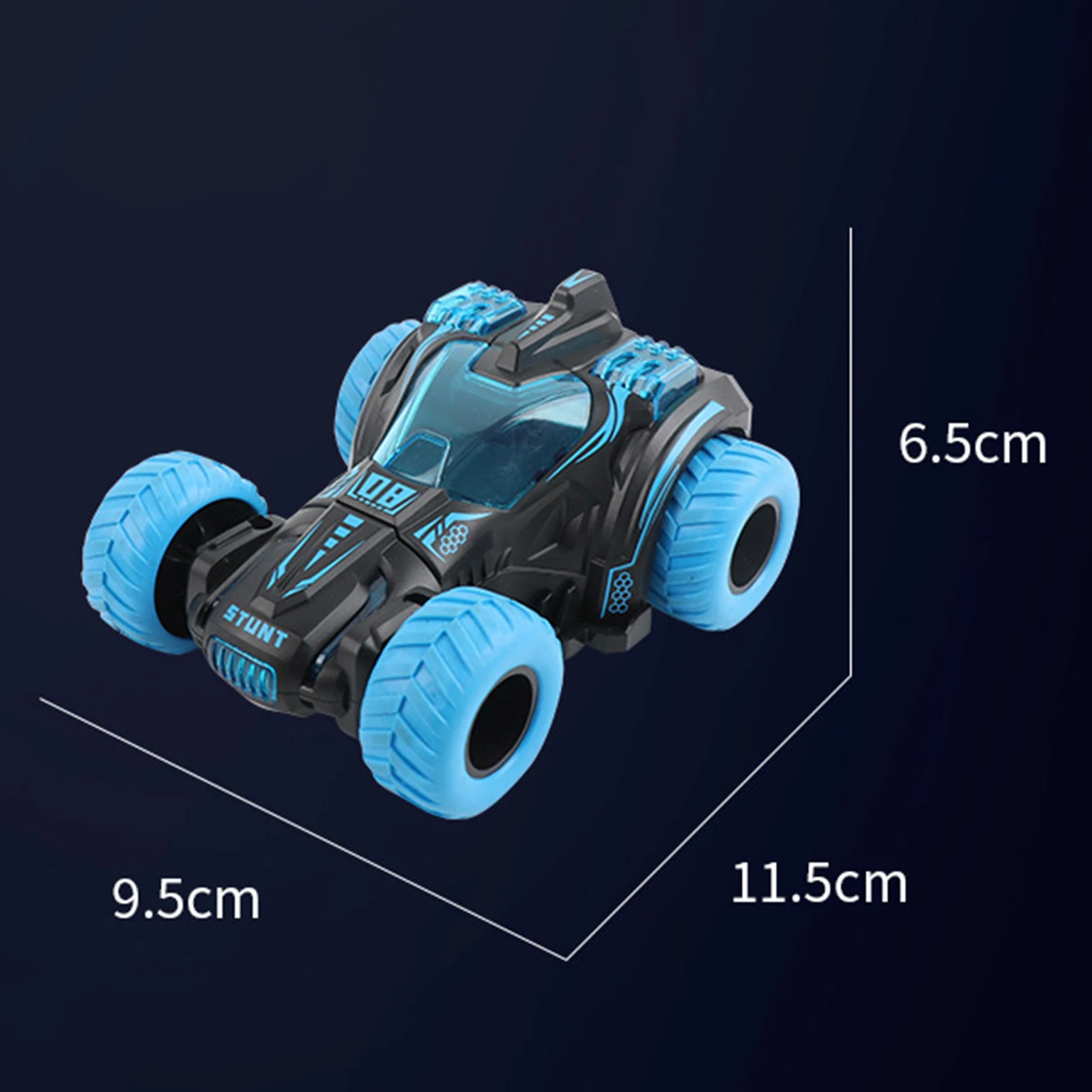 Rotate Rotating Stunt Car Tumbling Upright Rotation Inertial Double Side Friction Powered Gift Gifts 4WD 4 Pieces Toy Car