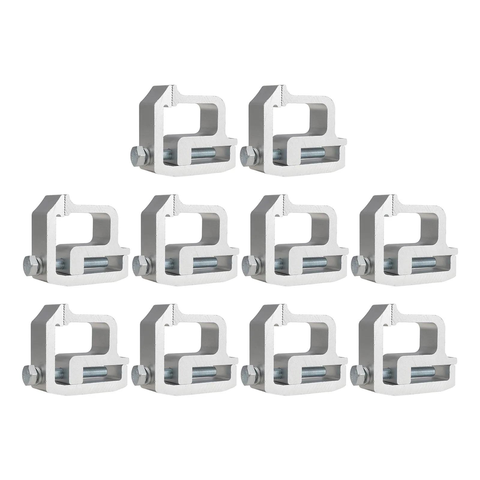 Mounting Clamps Truck Caps Camper Shell for Chevy Sierra 1500 2500 3500 and More Pick-up Truck Models Truck Bed Parts Silver