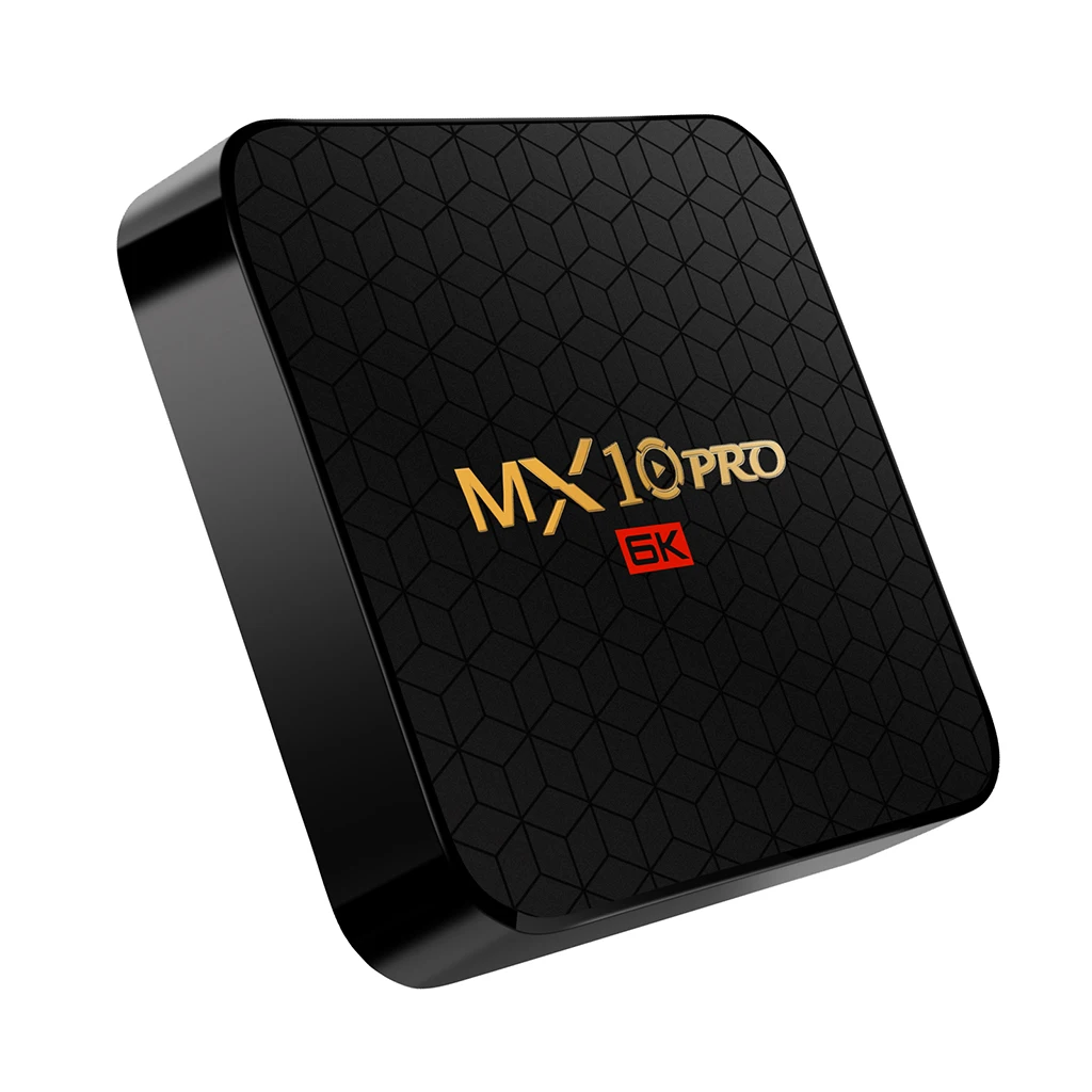 mx 10 pro h6 4+32GB Smart TV Box Octa Core Android 9.0 Dual-band WIFI 6K EU