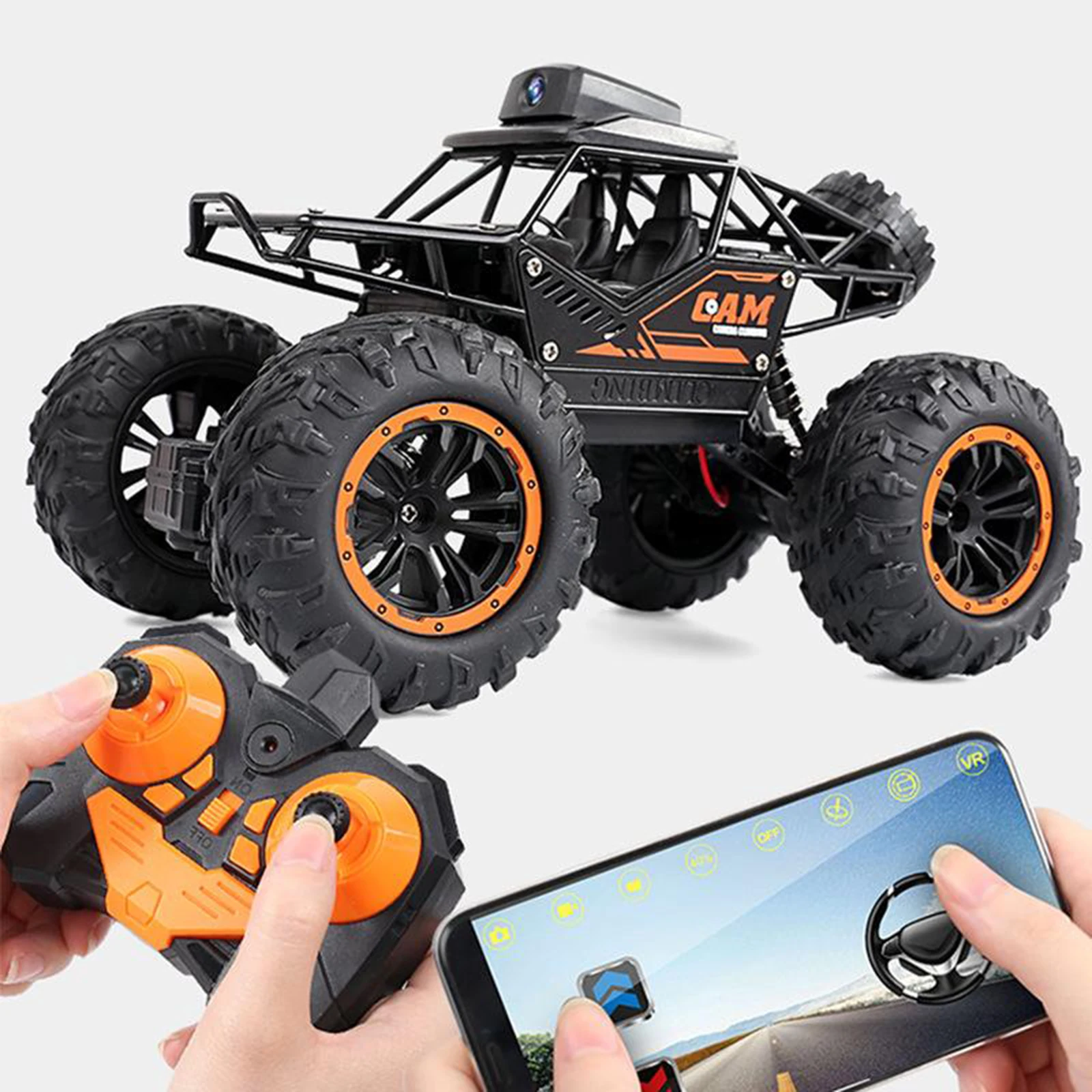 WIFI  RC CAR 1/18 REMOTE CONTROL HOBBY TOY BOY ADULTS GIFT BRUSH MOTOR