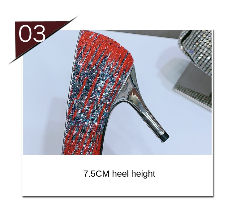 2021 Spring European and American Casual Fashion Pointed Stiletto High Heels Ladies Sexy Shallow Mouth Single Shoes