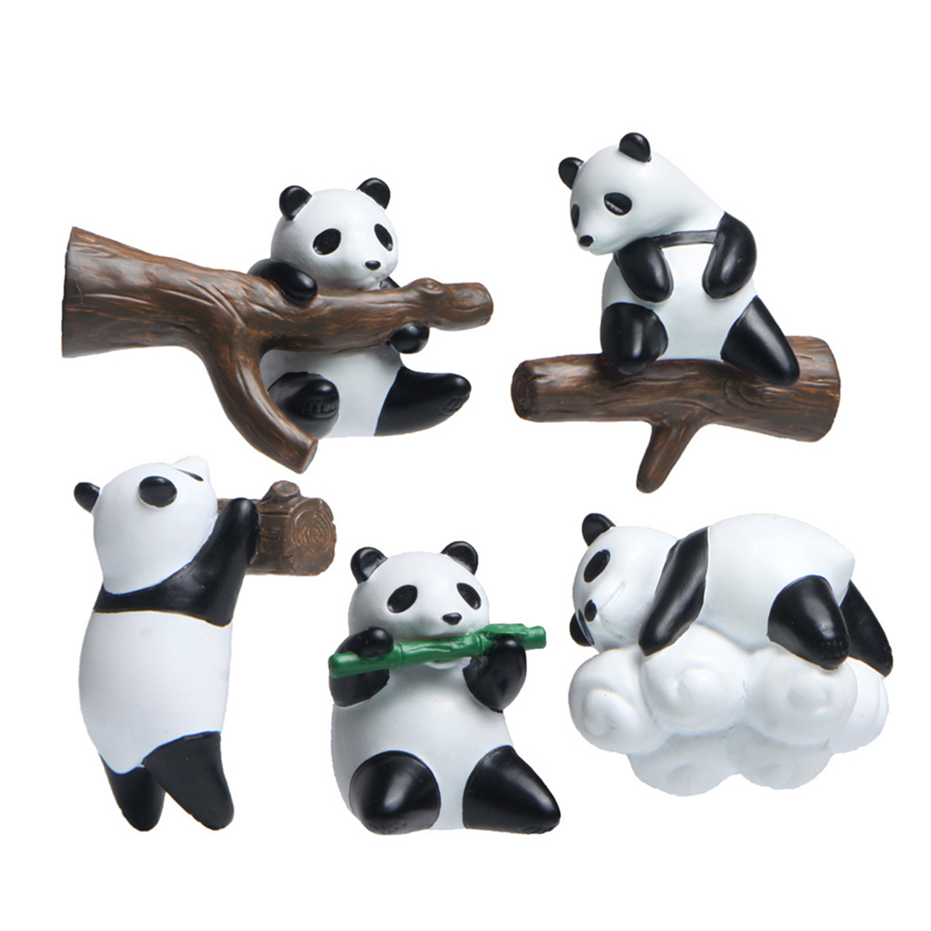 Cute Panda Refrigerator Magnets Kitchen Refrigerator Fridge Sticker Office Calendar Map Bulletin Board Photo Decoration