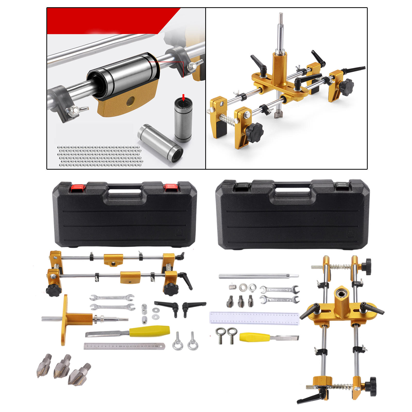 fechadura da porta abridor de buraco kit de bloqueio de aço tungstênio mortiser para portas de madeira fechadura da impressão digital fechadura senha máquina entalho madeira