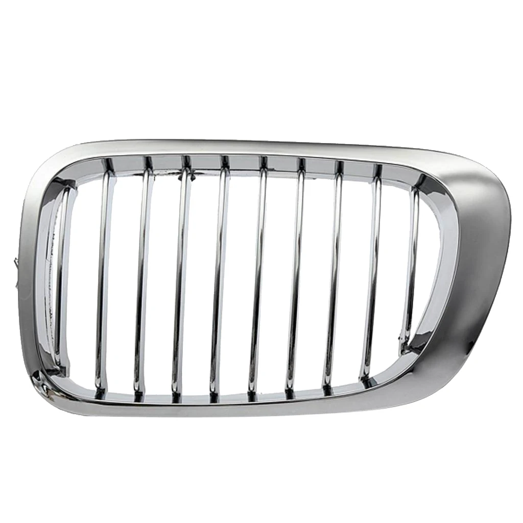 2 Pieces Chrome Front Kidney Grille For  E46 M3 325Ci 3 Series 2DR 99-06