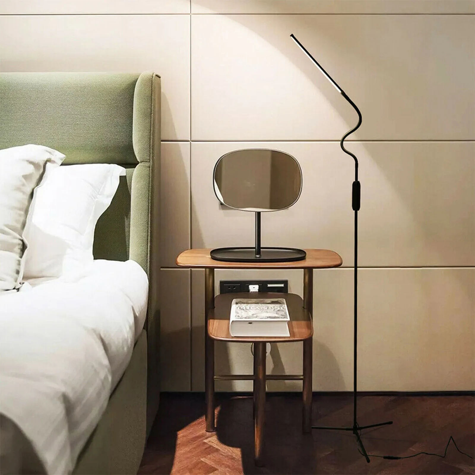 moderno led de pé lâmpada assoalho luz leitura para sala estar quarto lâmpada pé regulável luminária barra lâmpadas led quarto