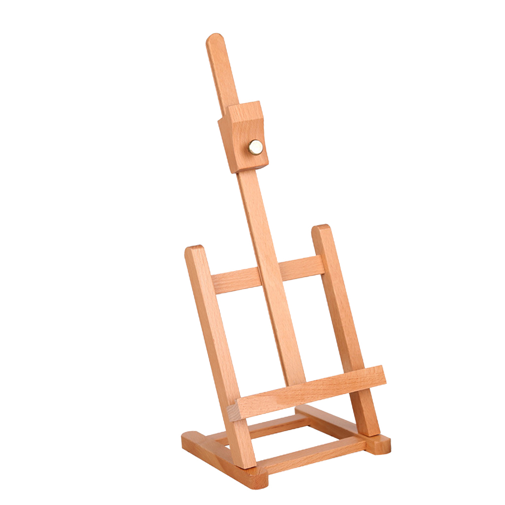 Wood Tabletop Display Easel for Artist Painting, Sketching, Displaying Photos,