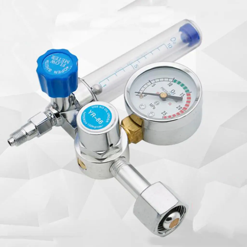 1 Piece Gas Oxygen Flowmeter with Standard Production Workshop,300 x 100 x 50mm