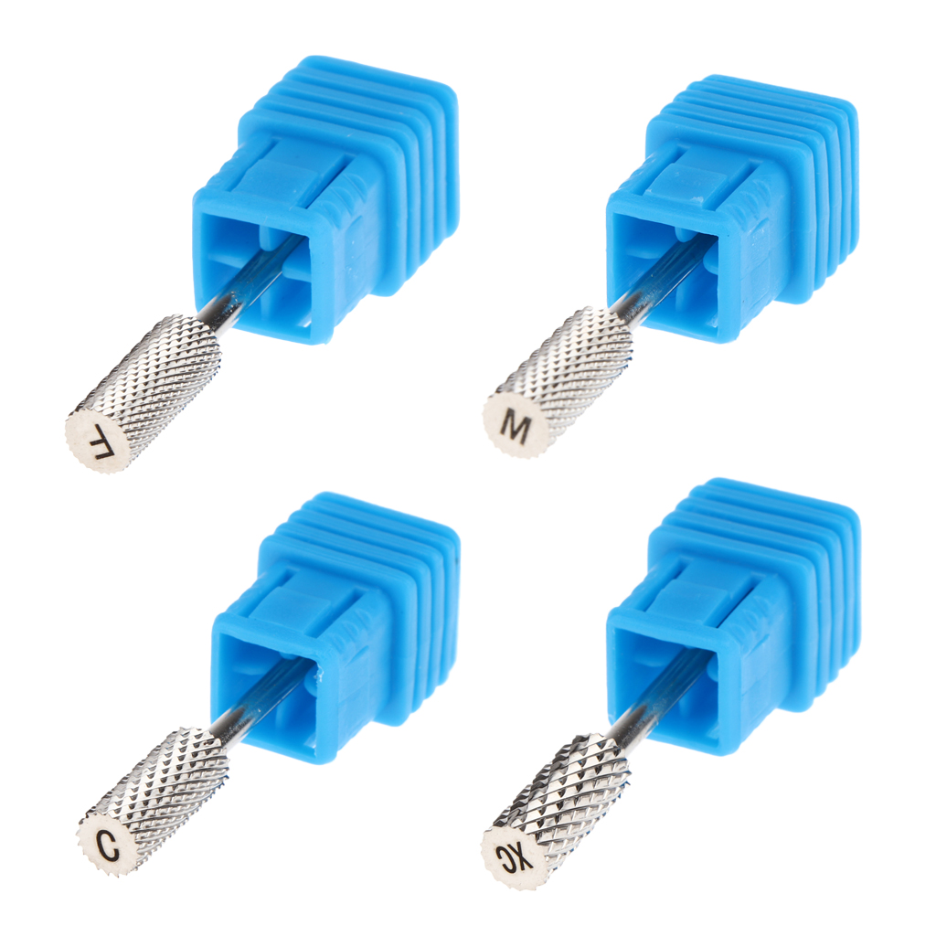 Nails Polishing Cuticle Removal Nail Art Drill Bit Red-Fine Ridges