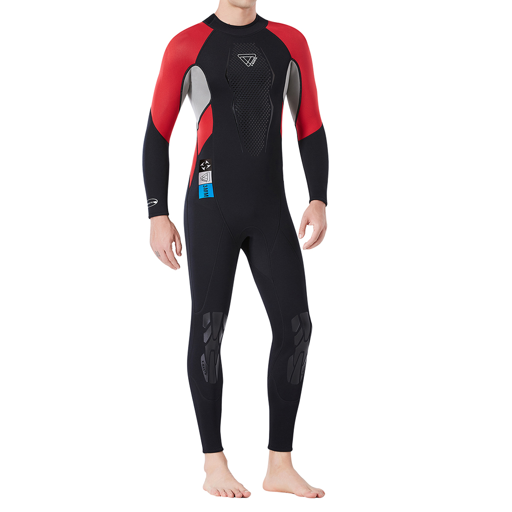 Men`s Wetsuit Full Body Suit Thermal Swimsuit for Water Sports Various Sizes Scuba Diving Wetsuit