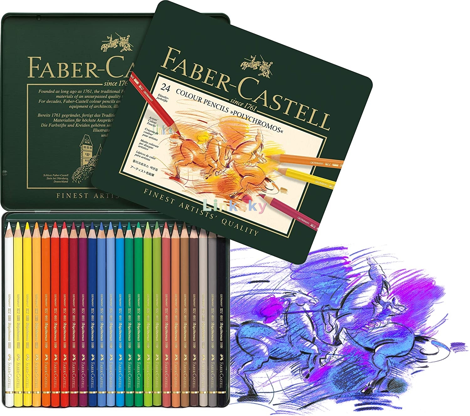 Faber Castell Polychromos карандаши набор из 24 идентификационный номер  налогоплательщика (110024), художников Цвет карандаши, олова 24 Цвет s,  Премиум качество карандаши художника | AliExpress