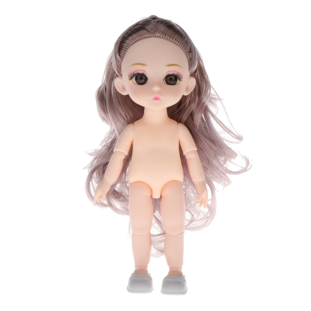 16cm  Girl Dolls Body DIY Doll Accessories, Made of Plastic