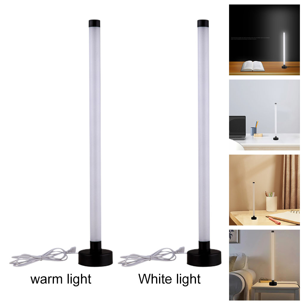 LED Floor Lamp Decorative Floorlamp Gaming Room Bedroom Bar Reading Standing Light US Plug Lighting Fixture