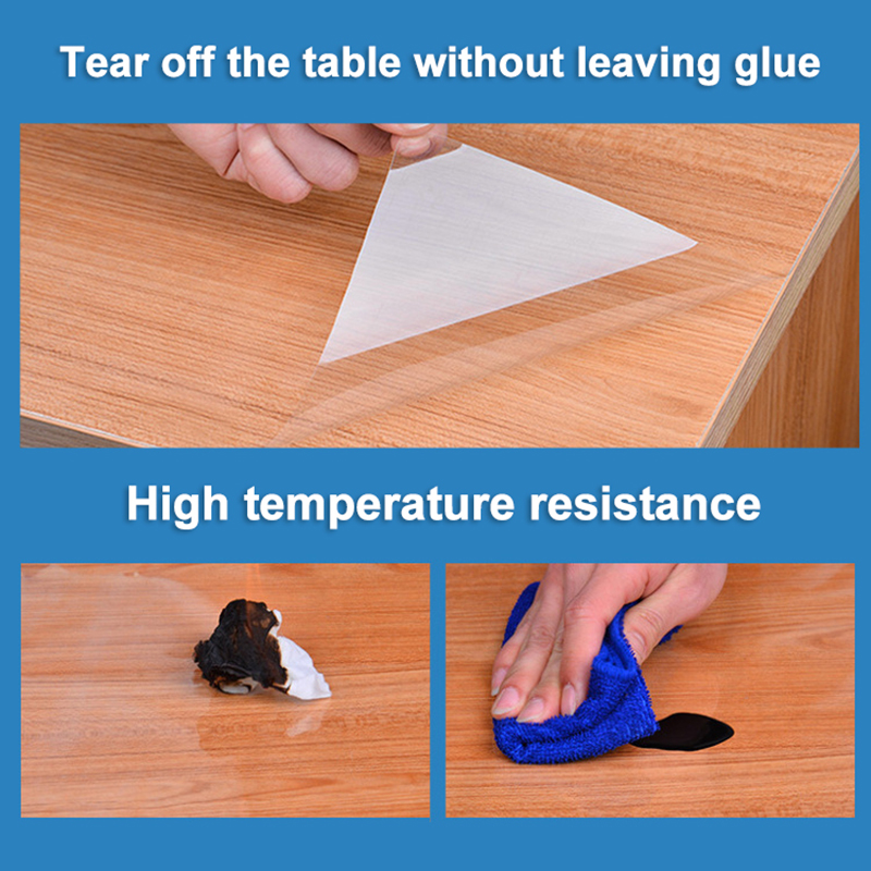 Furniture Film Adhesive Table Protective Film Glossy Clear Protection Anti-scratch Heat Resistant Furniture Stickers For Home Furniture Film Adhesive Table Protective Film Glossy Clear Protection Anti-scratch Heat Resistant Furniture Stickers For Home