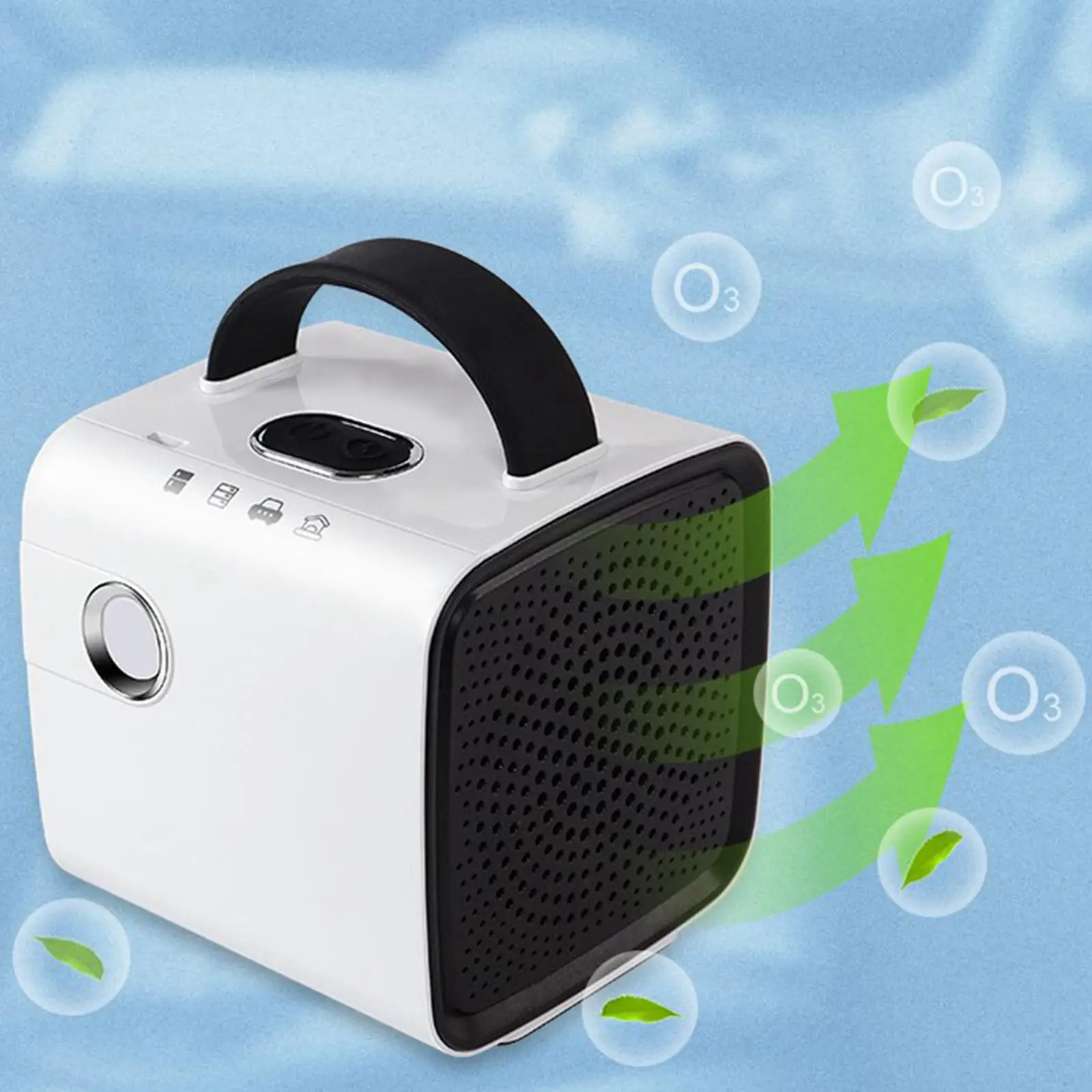 Portable Air Purifier Refrigerator Ozone Generator Ozonizer Odor Removal