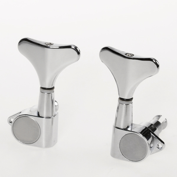 2Pairs Chrome Sealed Bass Tuning Pegs Tuners Machine Heads 2L 2R NEW