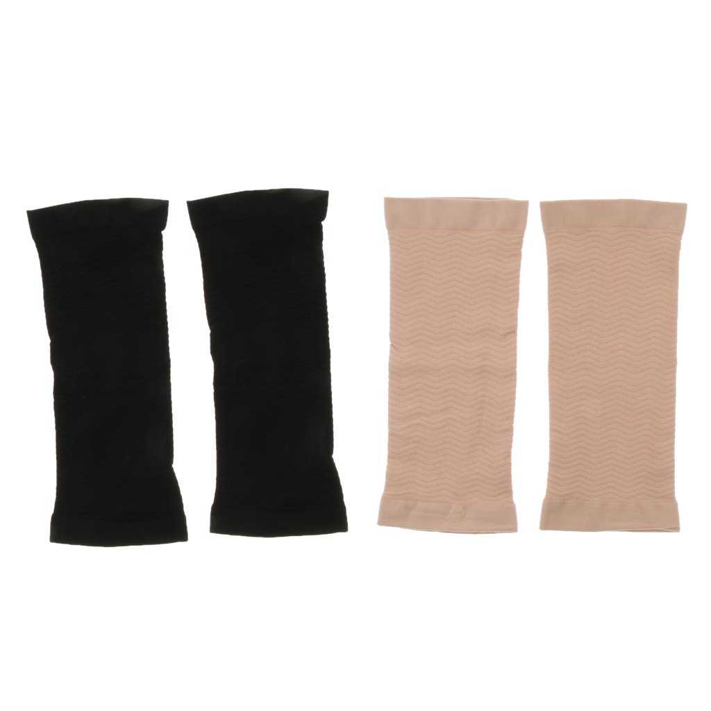 1Pair Sports Upper Arm Shapewear Slimmer Shaper Sleeves Compression Wraps