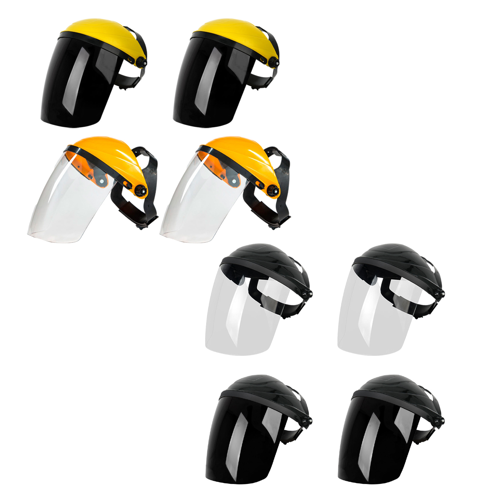 Anti Fog Full Face Shield Lightweight Comfort Adjustable Headwear Welding Helmet Reusable for Men and Women