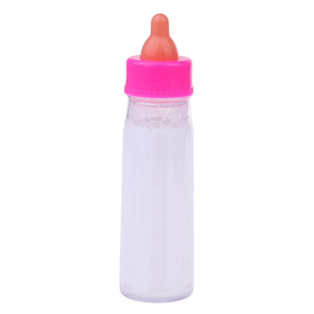 Newborn Baby Doll Feeding Bottle Reborn Milk Bottle with Pacifier Disappearing Fake Drinking Bottle (Single Bottle) Newborn Baby Doll Feeding Bottle Reborn Milk Bottle with Pacifier Disappearing Fake Drinking Bottle (Single Bottle)