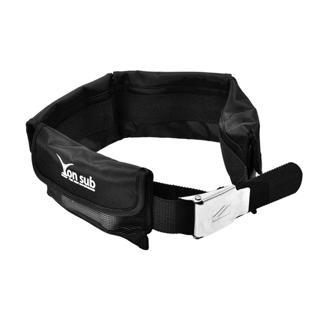 Scuba Diving Heavy Duty Weight Belt Snorkeling Webbing & Pockets Diving Weight Belt for Water Sports