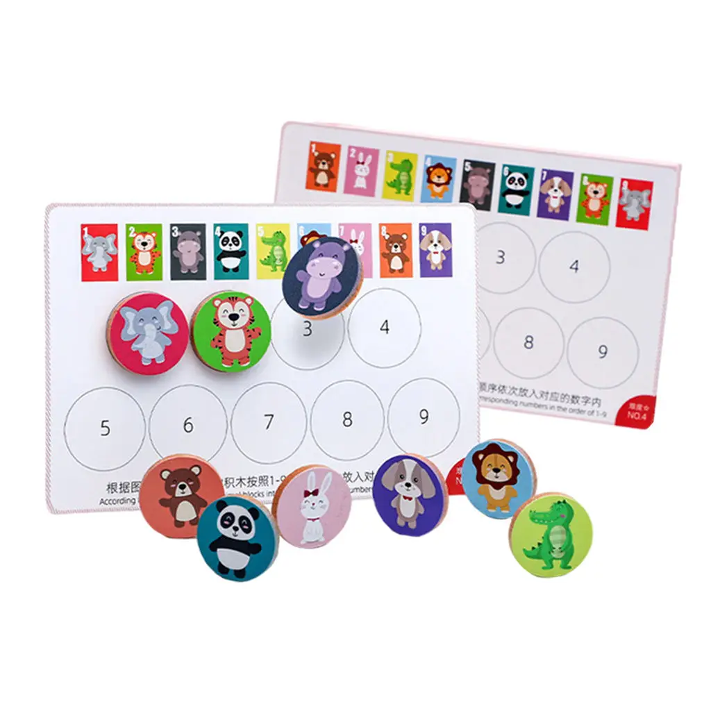 Montessori Animal Logic Game,Early Educational Toys Preschool Kindergarten,Animal Matching Toys for Kids